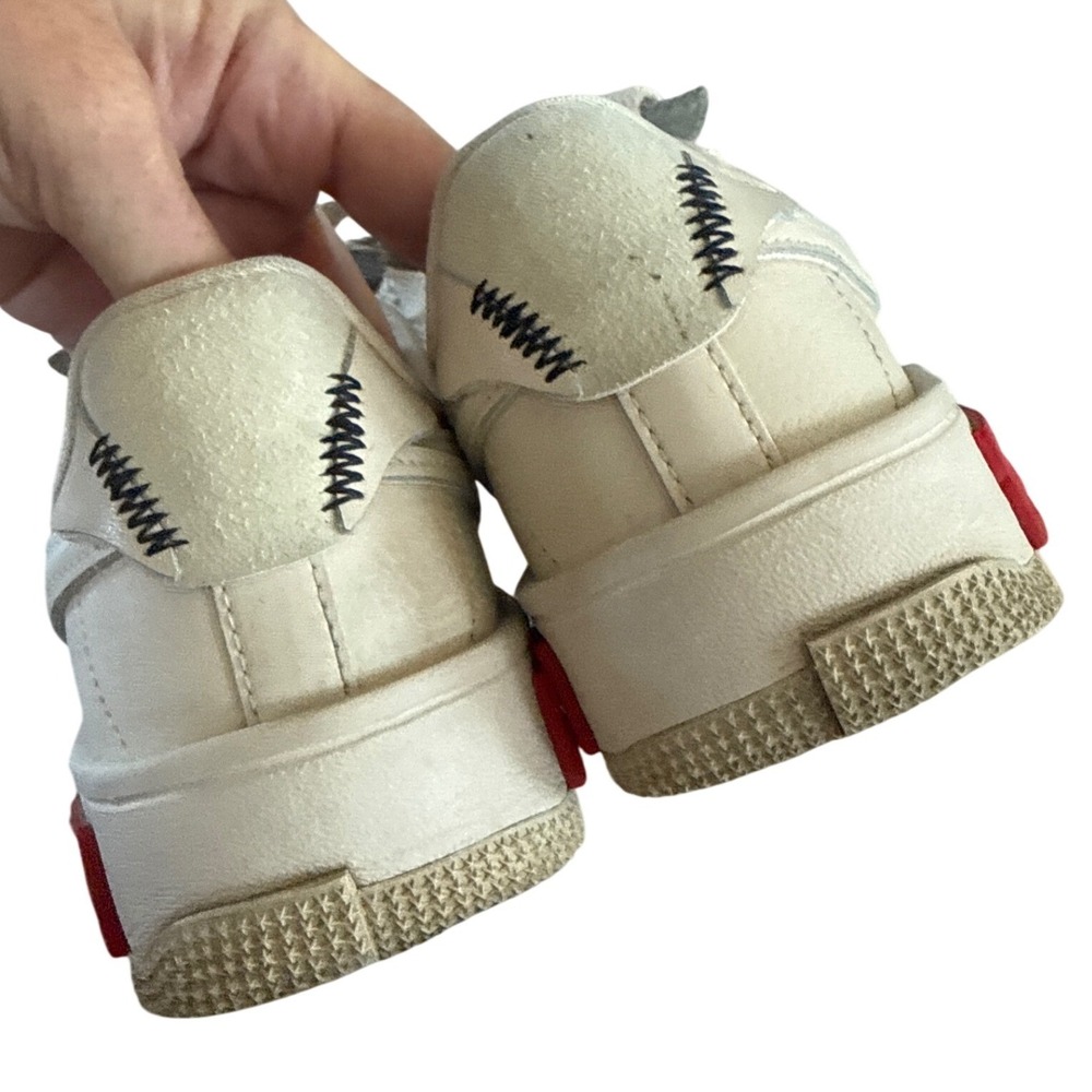Nike Air Force 1 Fontanka Pearl White University Red DA7024-200 Womens Size 7 - Picture 8 of 11